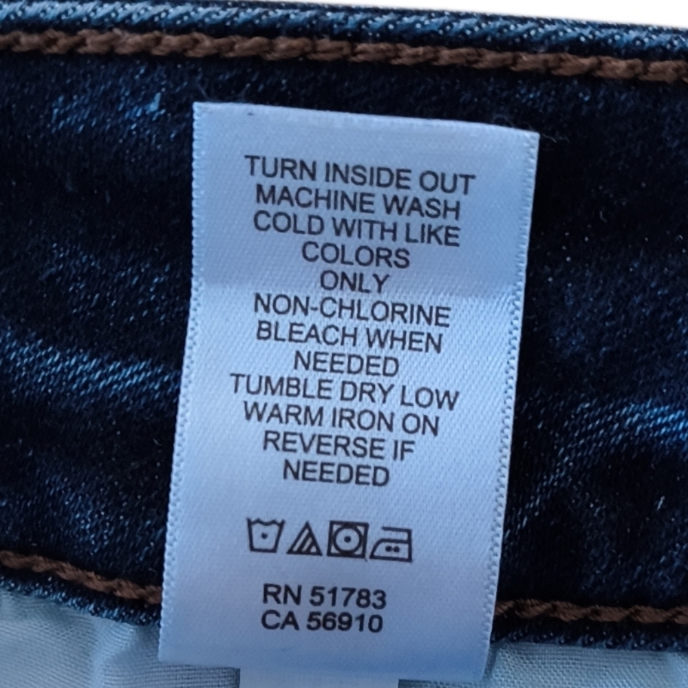 M Jeans By Maurice's Midfit Button Fly Skinny Jeans/Jeggings Size 16w - Picture 8 of 8